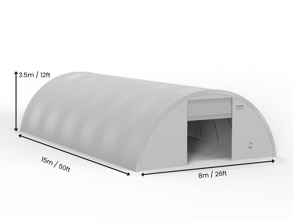 Ronde PVC Opslaggebouwen