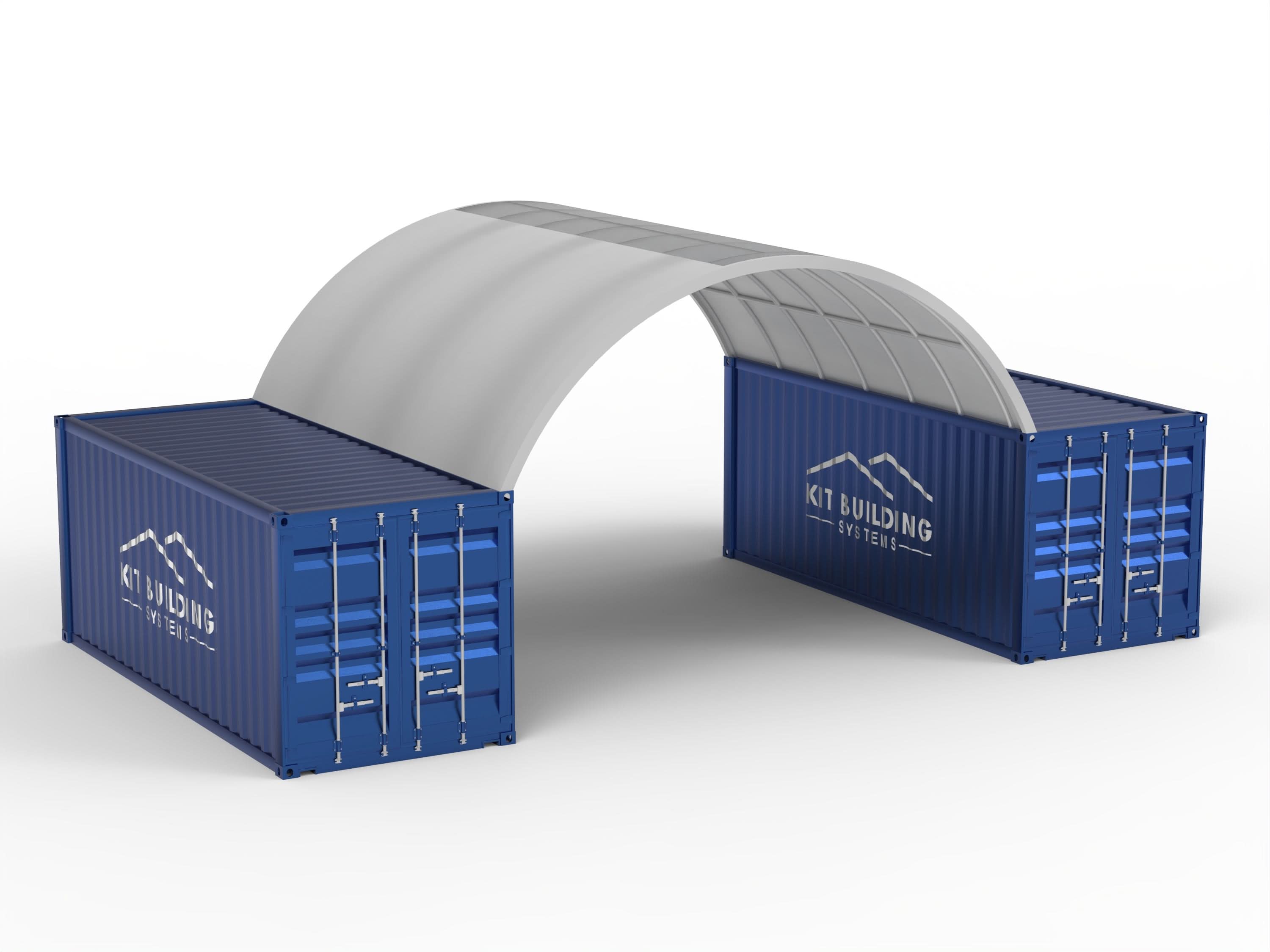 Containerluifels - 20ft x 20ft x 6,5ft (6m x 6m x 2m)