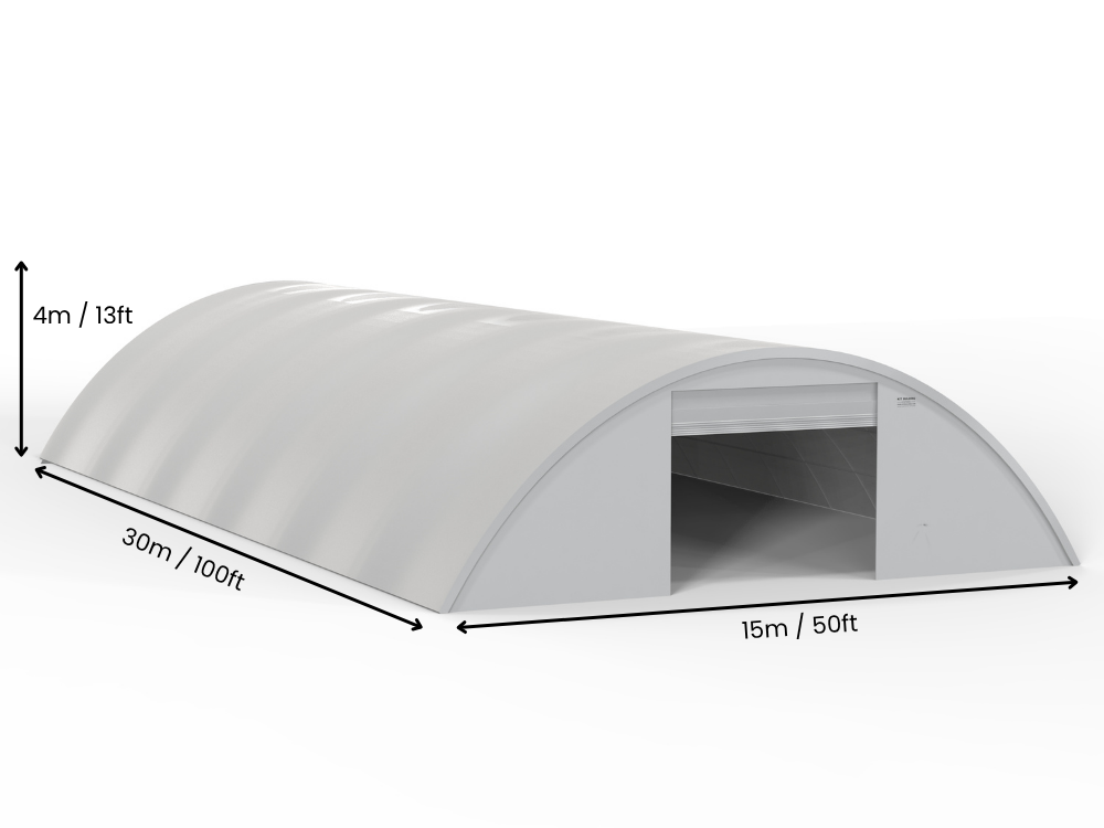 Ronde PVC Opslaggebouwen
