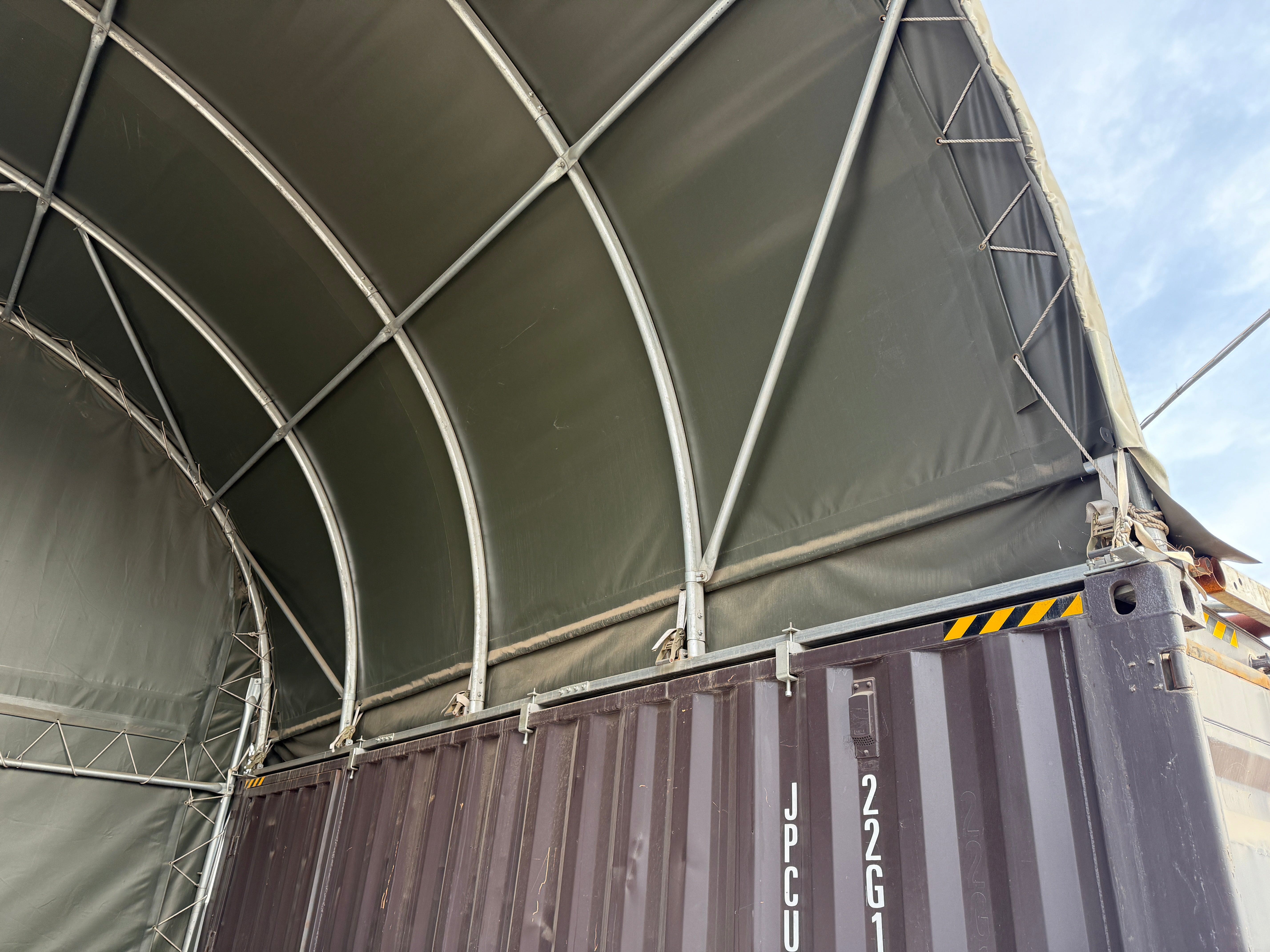 Gesloten Achterpaneel voor Containerluifels