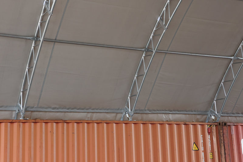 Container Schuilplaats - 60ft x 40ft x 20ft (18.3m x 12m x 6m) Geïnstalleerd aan de binnenkant van containers