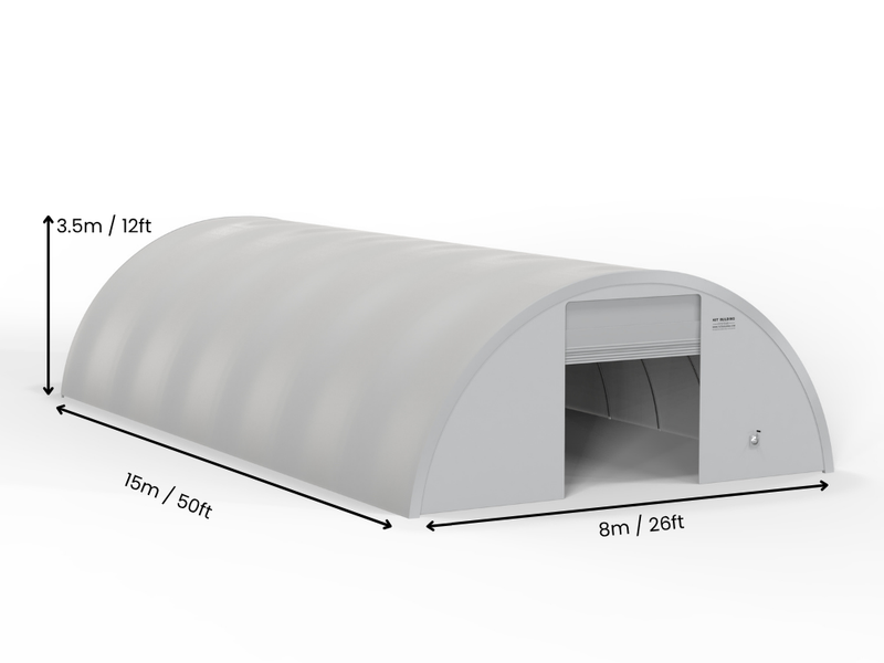 Ronde PVC Opslaggebouwen