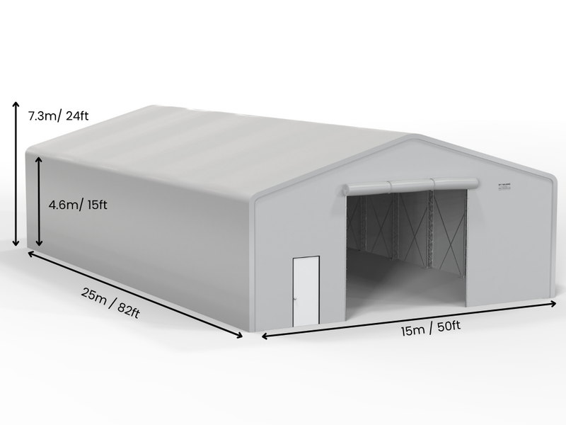 Opslaggebouwen van Stof | Dubbele Spant