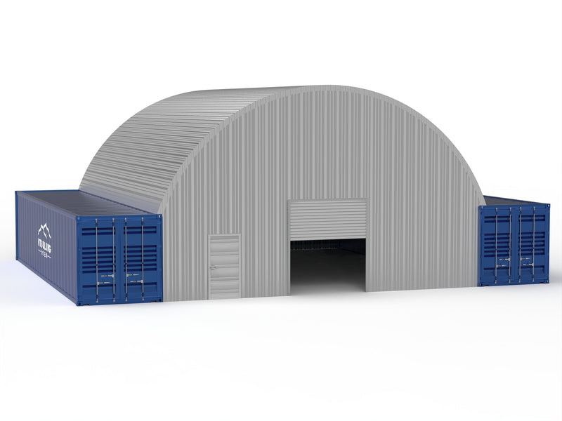 Stalen Containerluifels - 10m x 12m x 3.6m (33ft x 40ft x 12ft)