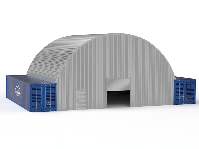 Stalen Containerluifels - 10m x 12m x 3.6m (33ft x 40ft x 12ft)