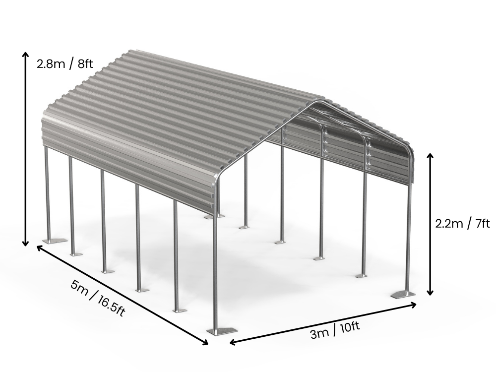 Carport Voertuigluifel