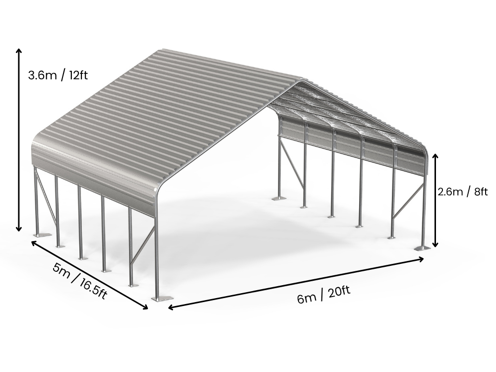 Carport Voertuigluifel