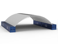 Container Schuilplaats - 60ft x 80ft x 20ft (18m x 24,3m x 6m)