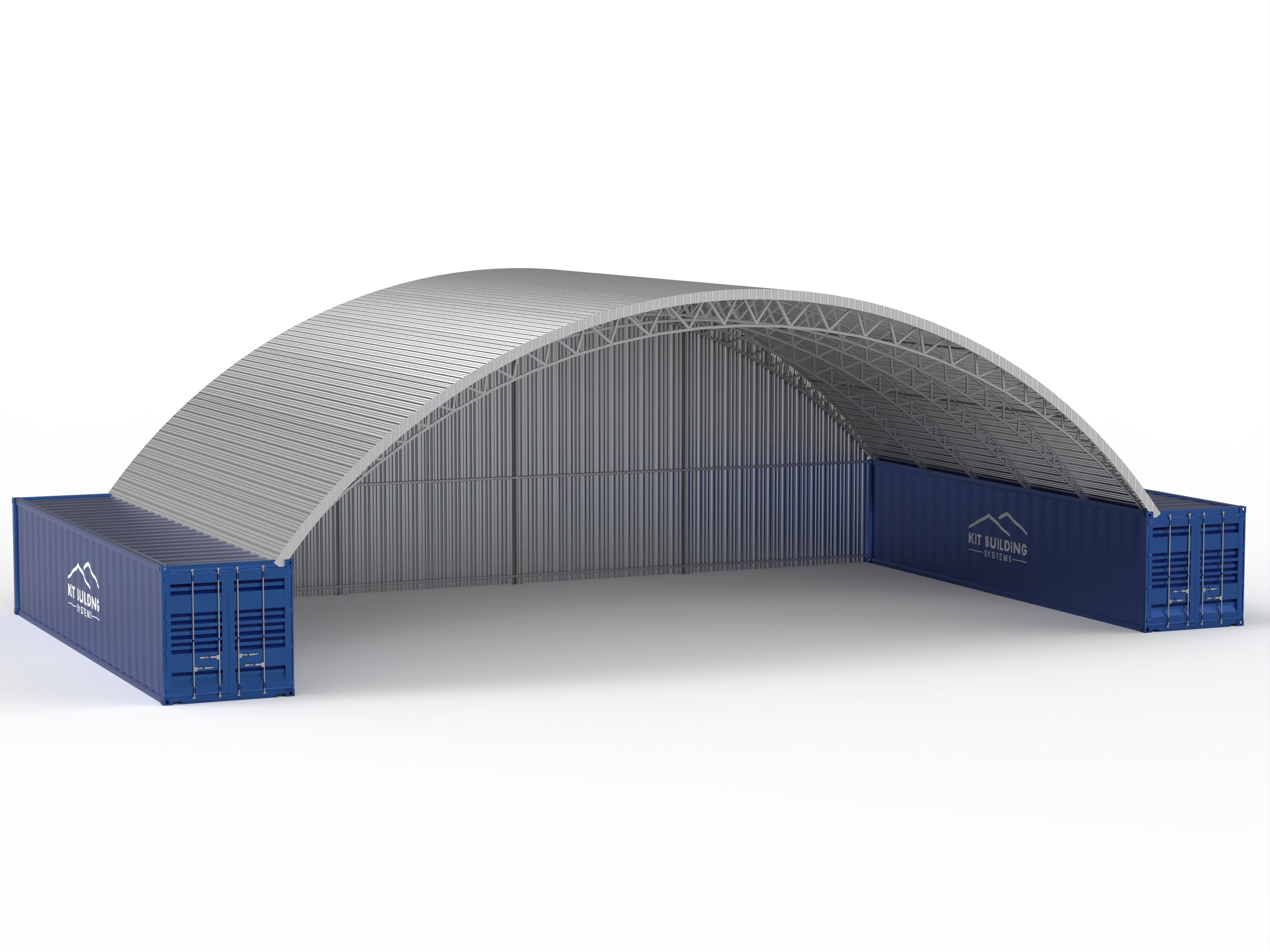 Stalen Containerluifels - 10m x 12m x 3.6m (33ft x 40ft x 12ft)