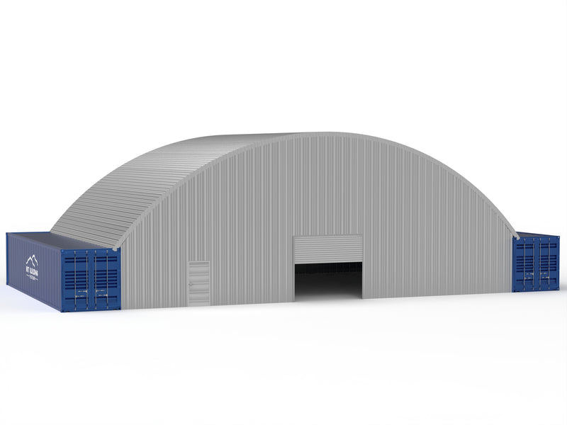 Stalen Containerluifels - 10m x 12m x 3.6m (33ft x 40ft x 12ft)