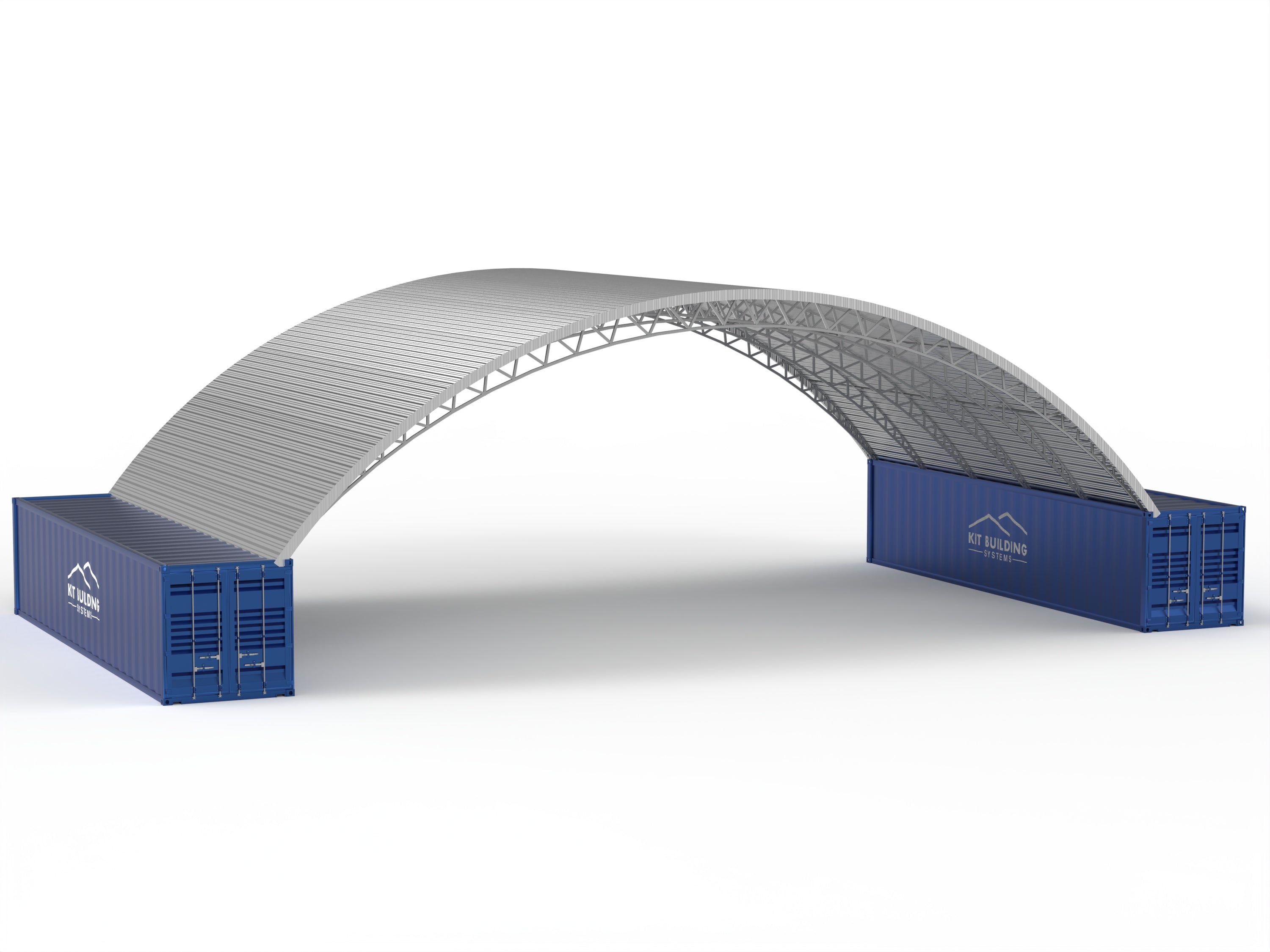 Stalen Containerluifels - 10m x 12m x 3.6m (33ft x 40ft x 12ft)