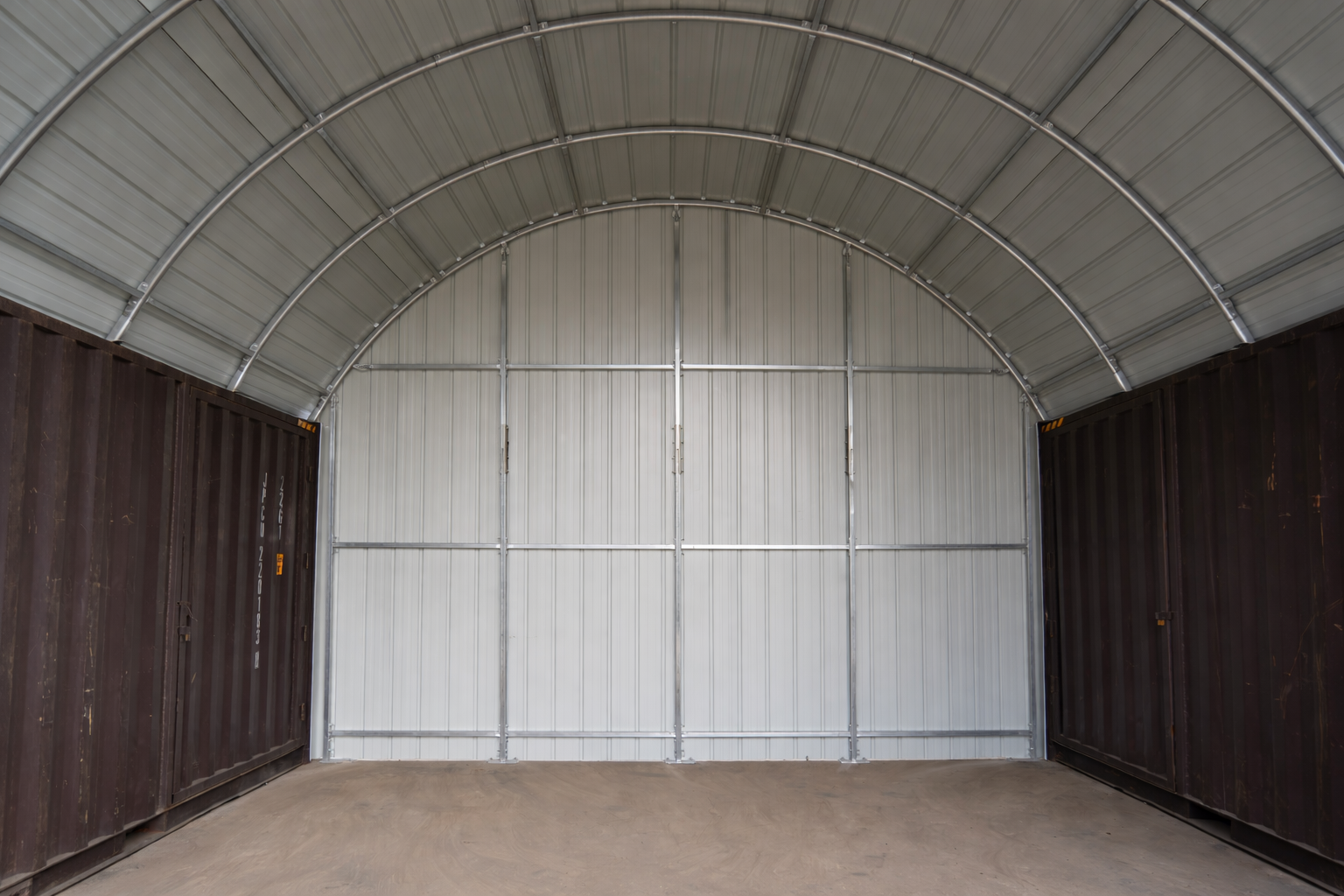 Stalen Containerluifels - 10m x 12m x 3.6m (33ft x 40ft x 12ft)