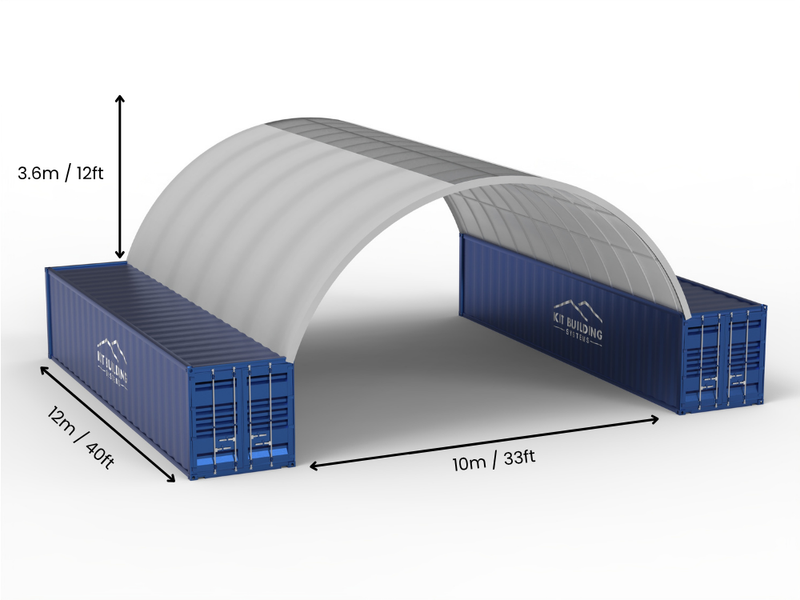 Containerluifels - 33ft x 20ft x 12ft (10m x 6m x 3,6m)