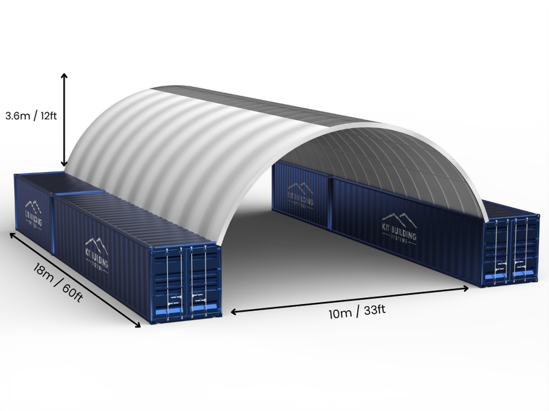 Containerluifels - 33ft x 20ft x 12ft (10m x 6m x 3,6m)