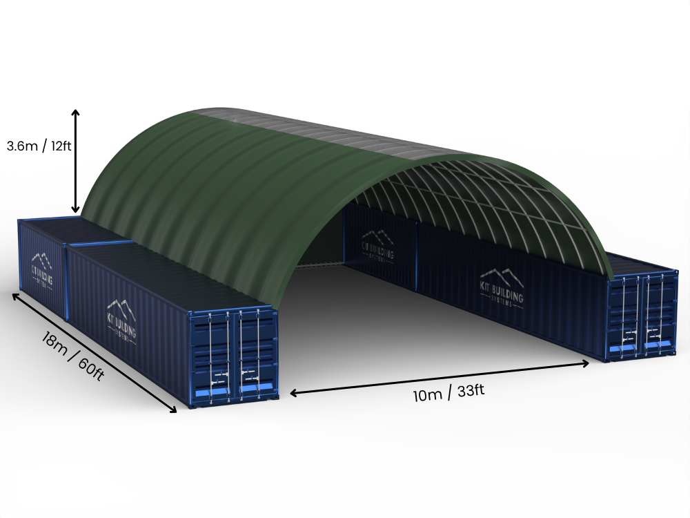 Containerluifels - 33ft x 20ft x 12ft (10m x 6m x 3,6m)
