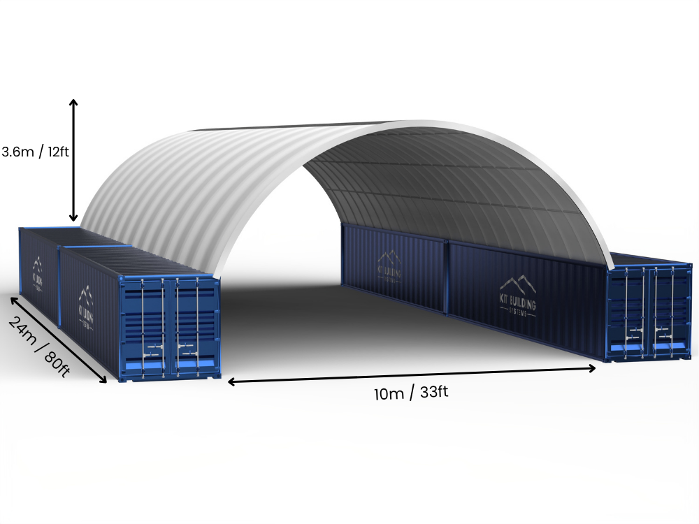 Containerluifels - 33ft x 20ft x 12ft (10m x 6m x 3,6m)