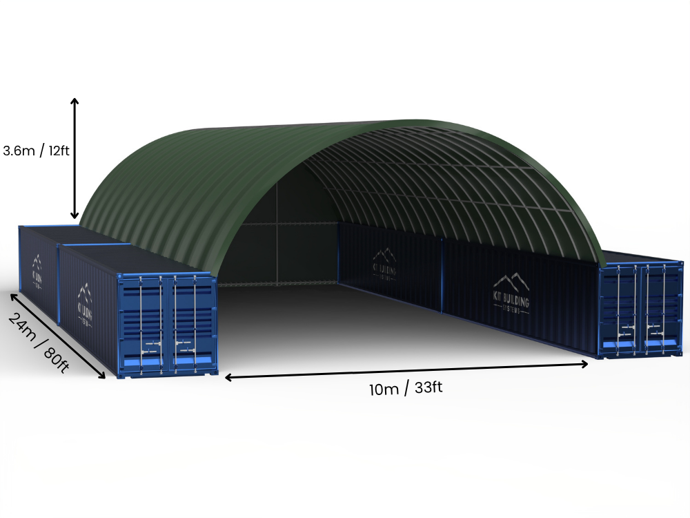 Containerluifels - 33ft x 20ft x 12ft (10m x 6m x 3,6m)