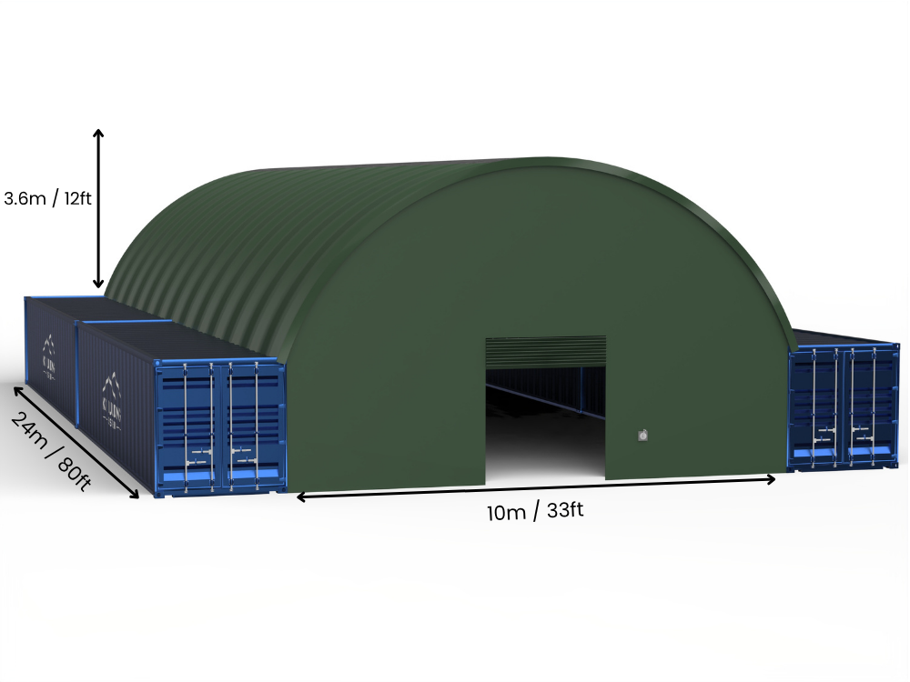 Containerluifels - 33ft x 20ft x 12ft (10m x 6m x 3,6m)
