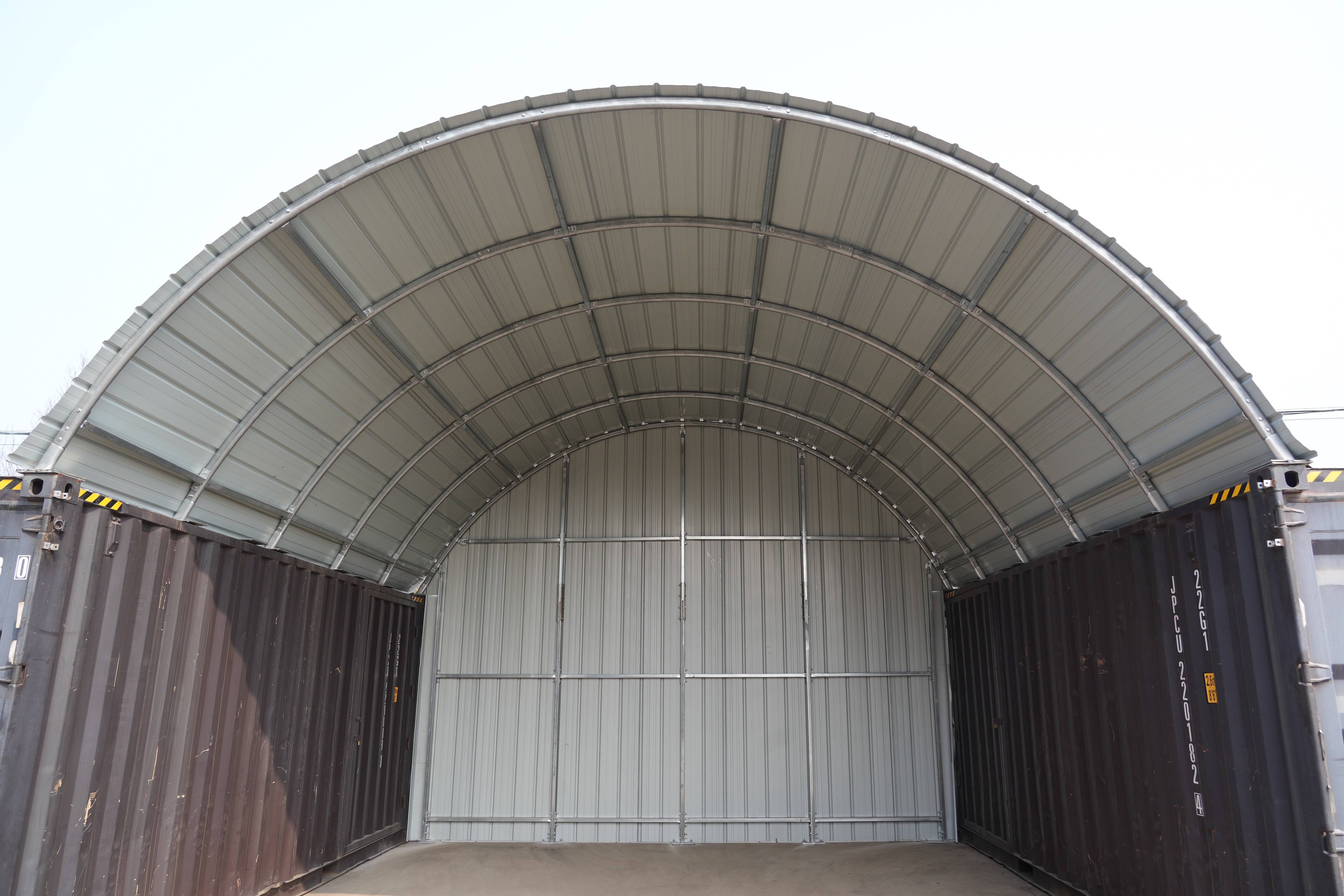 Stalen Containerluifels - 10m x 12m x 3.6m (33ft x 40ft x 12ft)