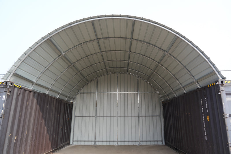 Stalen Containerluifels - 10m x 12m x 3.6m (33ft x 40ft x 12ft)