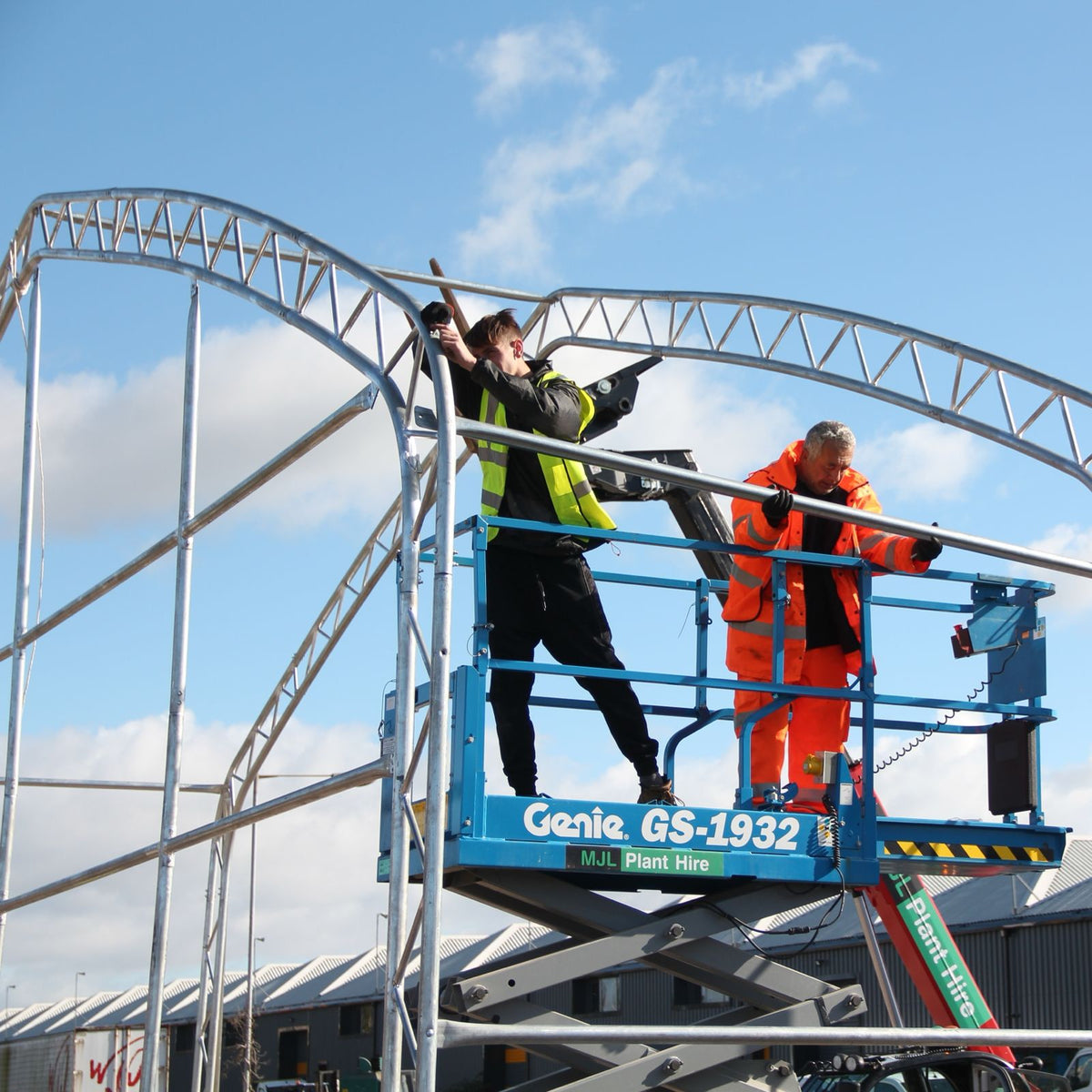 Volledige installatie van stalen gebouwen