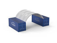 Containerluifels - 20ft x 20ft x 6,5ft (6m x 6m x 2m)